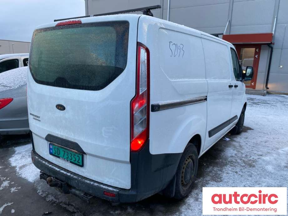 Ford Transit Custom 2013-2023 (Type I) , Motorkode: DRFF, Girkassekode: BK3R7002SA
