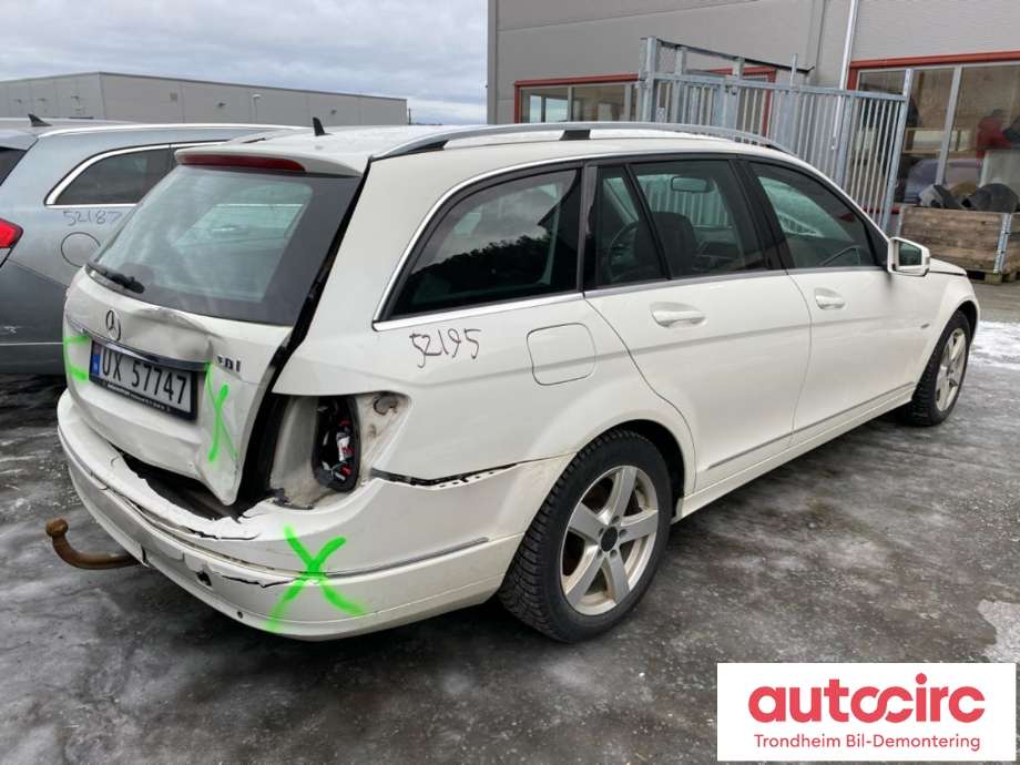 Mercedes C-Klasse 2007-2011 (Fase 1) (W204) (W204), Motorkode: 646811, Girkassekode: 722699