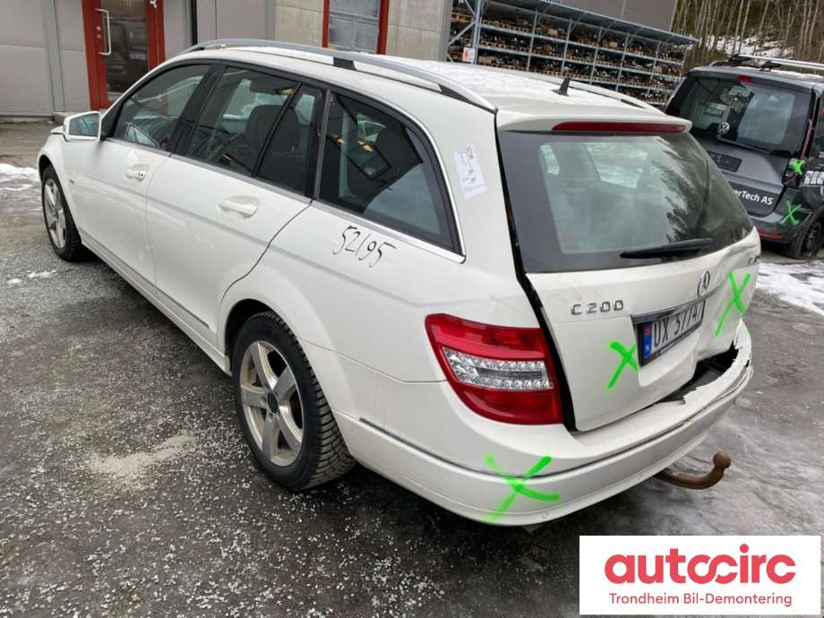 Mercedes C-Klasse 2007-2011 (Fase 1) (W204) (W204), Motorkode: 646811, Girkassekode: 722699