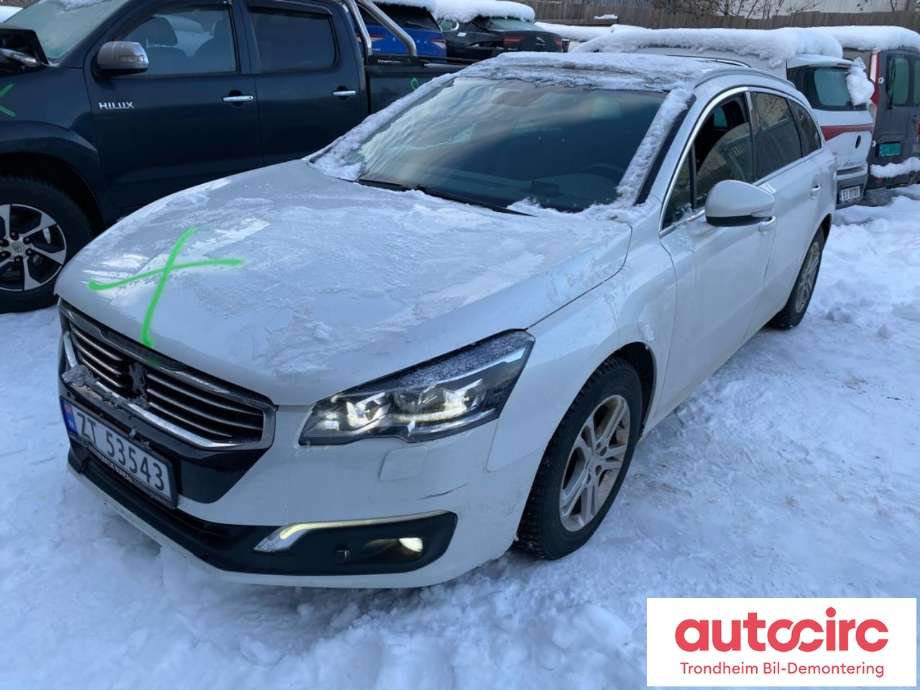 Peugeot 508 2014-2018 (Type I, Fase 2) , Motorkode: BHZ, Girkassekode: 9810676280