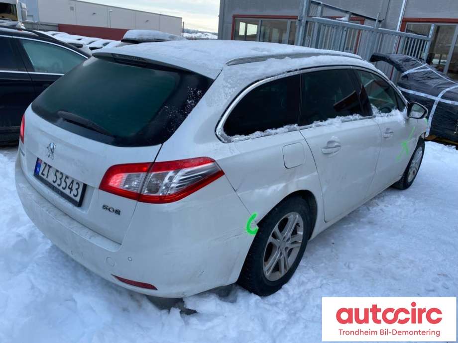 Peugeot 508 2014-2018 (Type I, Fase 2) , Motorkode: BHZ, Girkassekode: 9810676280