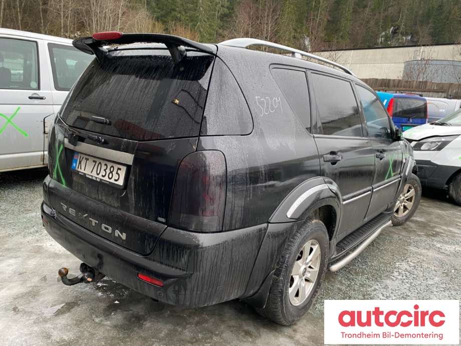 SsangYong Rexton 2004-2006 (Fase 2) (Y200) (Y200), Motorkode: D27R-056, Girkassekode: 