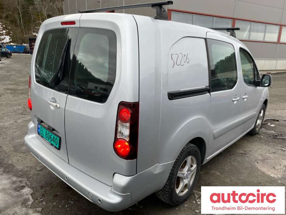 Peugeot Partner 2015-2019 (Type II, Fase 2) , Motorkode: ZKY, Girkassekode: 