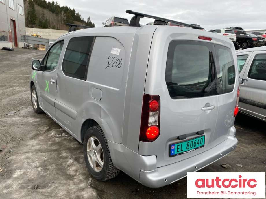 Peugeot Partner 2015-2019 (Type II, Fase 2) , Motorkode: ZKY, Girkassekode: 