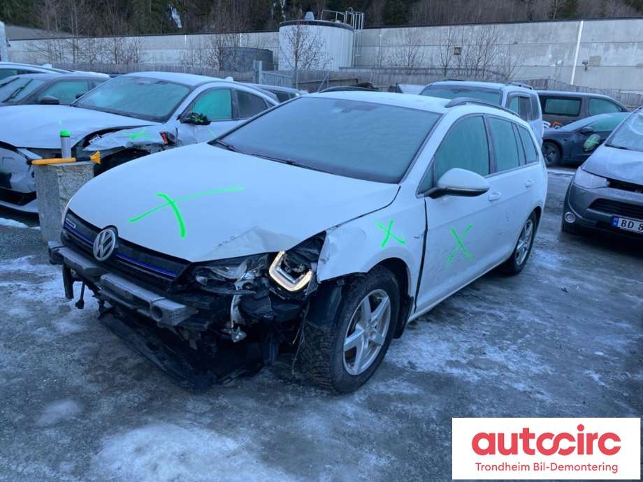 VW Golf VII 2012-2017 (Fase 1) , Motorkode: CRKB, Girkassekode: PTW