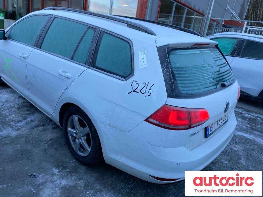 VW Golf VII 2012-2017 (Fase 1) , Motorkode: CRKB, Girkassekode: PTW