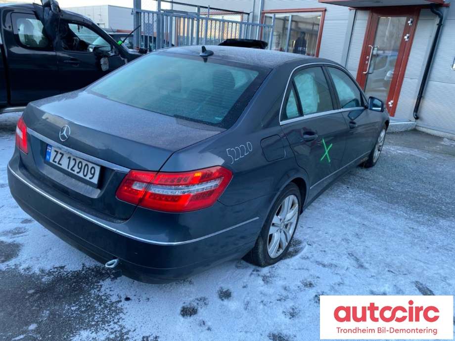 Mercedes E-Klasse 2009-2013 (Fase 1) (W212) (W212), Motorkode: 651924, Girkassekode: 722908