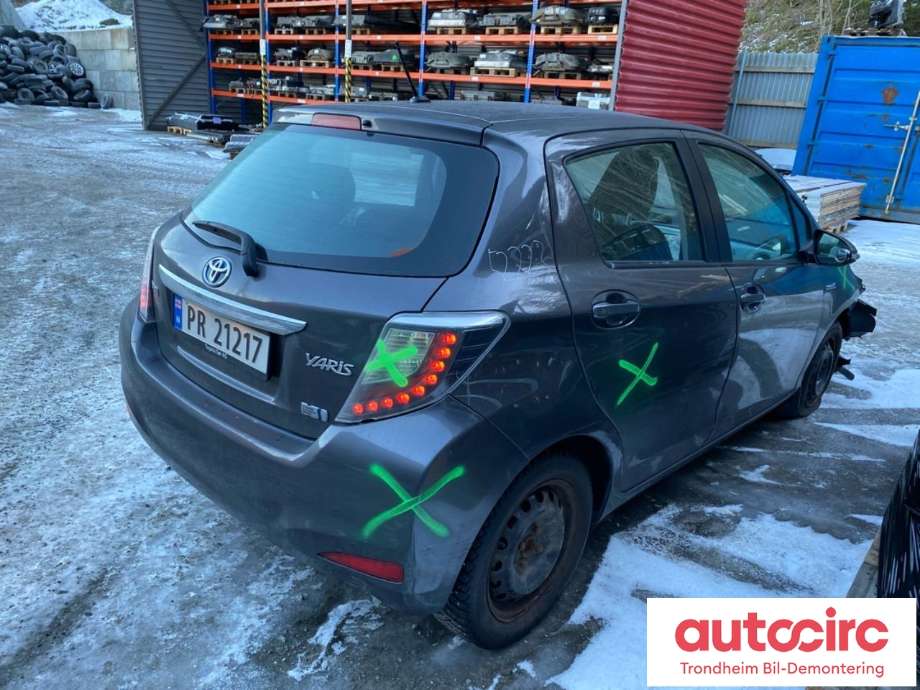 Toyota Yaris 2012-2014 (Type III, Fase 1) , Motorkode: 1NZFXE, Girkassekode: 3090052010