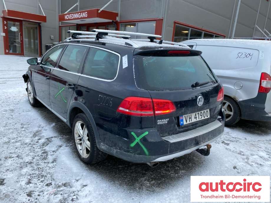 VW Passat 2011-2015 (B7) (B7), Motorkode: CFGB, Girkassekode: NPP