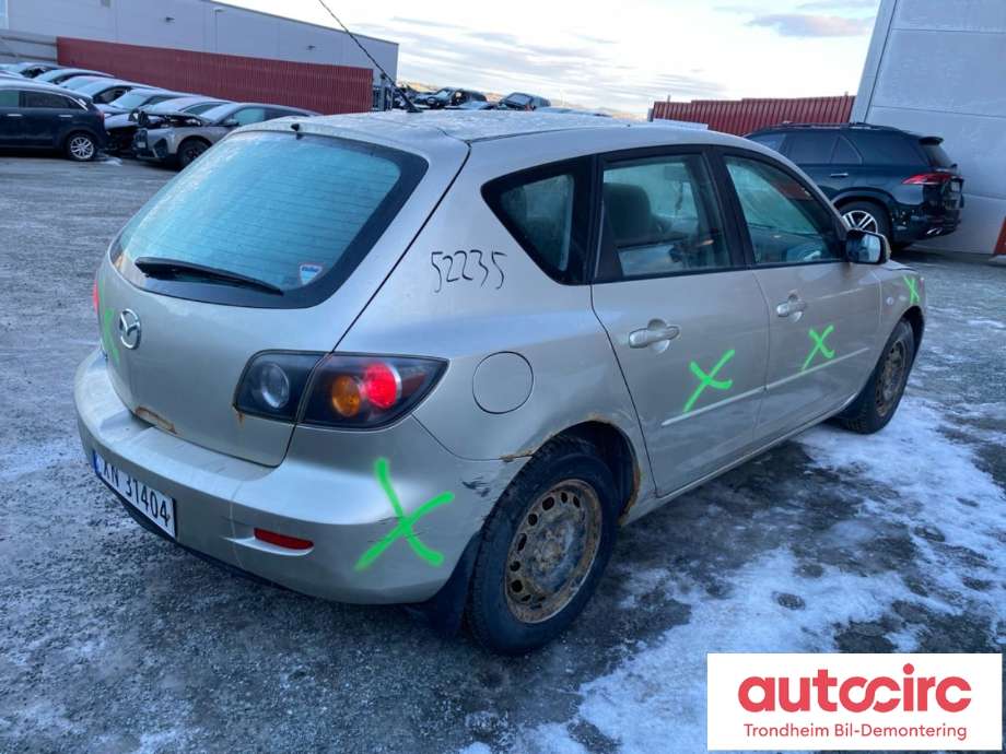 Mazda 3 2006-2009 (Type I, Fase 2) , Motorkode: Z6, Girkassekode: 