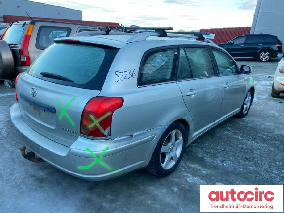 Toyota Avensis 2003-2008 (Type II) , Motorkode: 1CD-FTV, Girkassekode: 