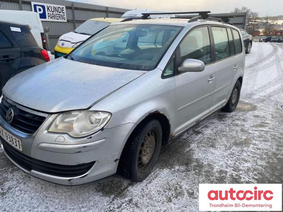 VW Touran 2007-2010 (Type I, Fase 2) , Motorkode: BXE, Girkassekode: JYK
