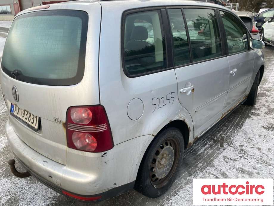 VW Touran 2007-2010 (Type I, Fase 2) , Motorkode: BXE, Girkassekode: JYK