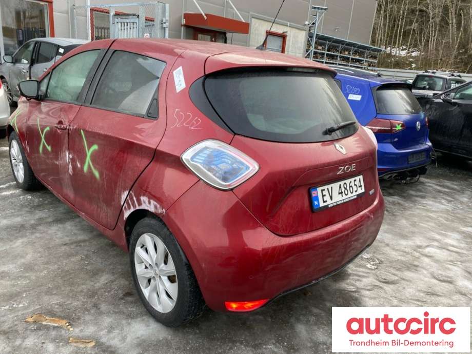 Renault Zoe 2013-2019 (Fase 1) , Motorkode: 5AQ-60, Girkassekode: RA0