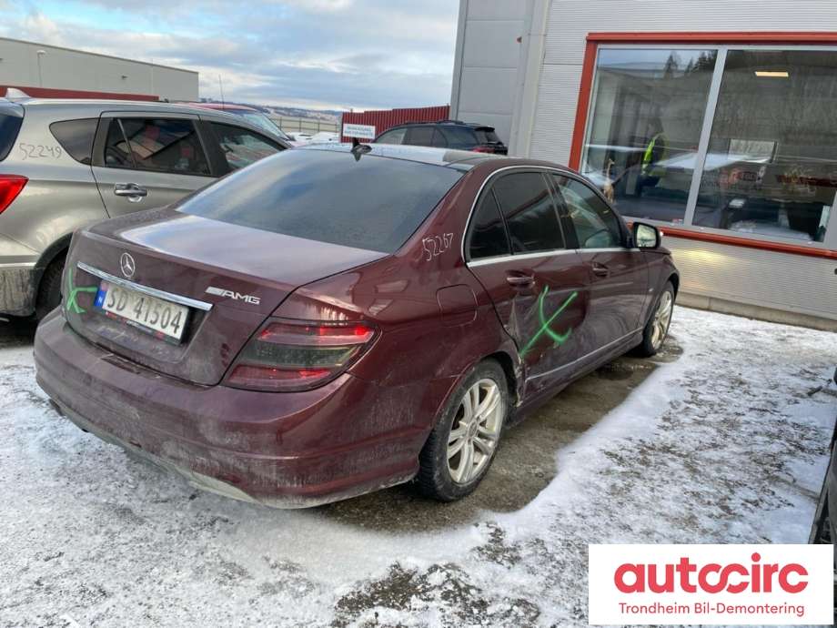 Mercedes C-Klasse 2007-2011 (Fase 1) (W204) (W204), Motorkode: 646811, Girkassekode: 722640