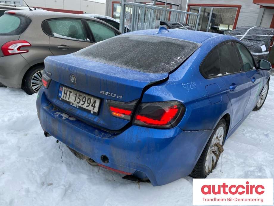 BMW 4-Serie 2013-2020 (F32/F33/F36) (F32/F33/F36), Motorkode: N47D20C, Girkassekode: 24009487557