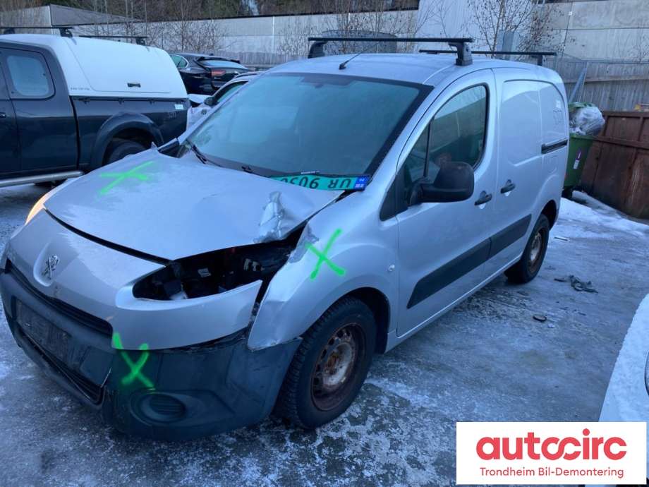 Peugeot Partner 2008-2015 (Type II, Fase 1) , Motorkode: 9H06, Girkassekode: 1608935280
