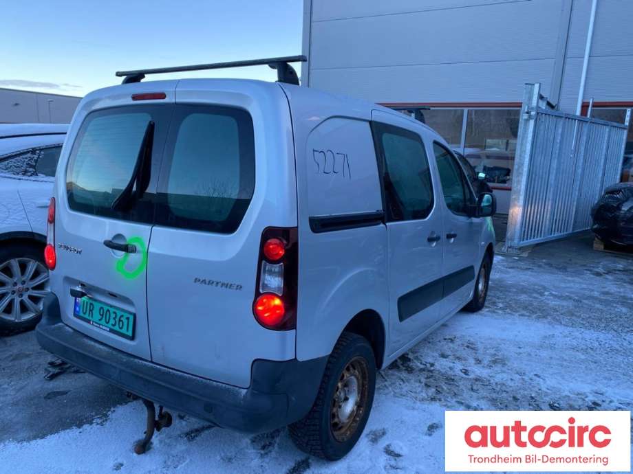 Peugeot Partner 2008-2015 (Type II, Fase 1) , Motorkode: 9H06, Girkassekode: 1608935280