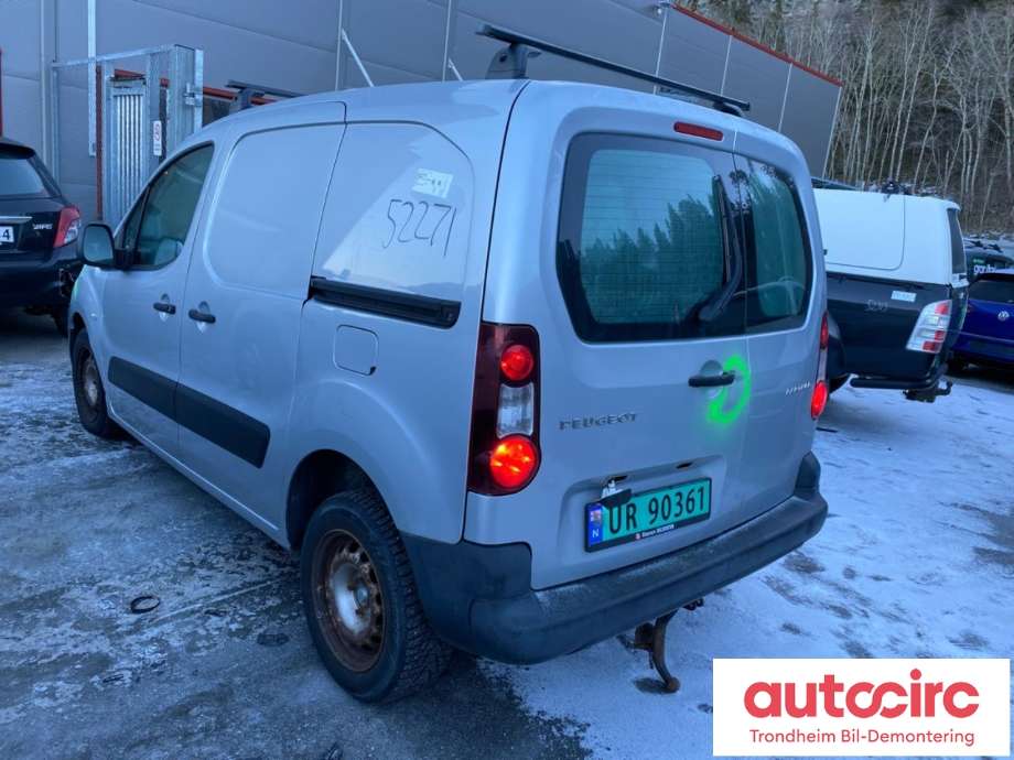 Peugeot Partner 2008-2015 (Type II, Fase 1) , Motorkode: 9H06, Girkassekode: 1608935280
