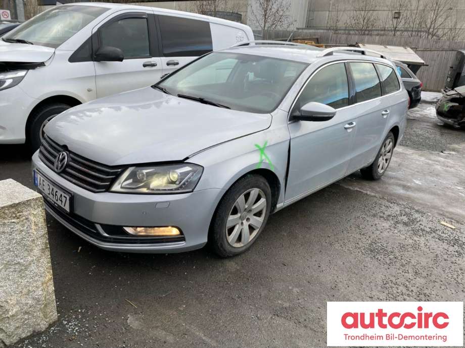 VW Passat 2011-2015 (B7) (B7), Motorkode: CAYC, Girkassekode: MYP