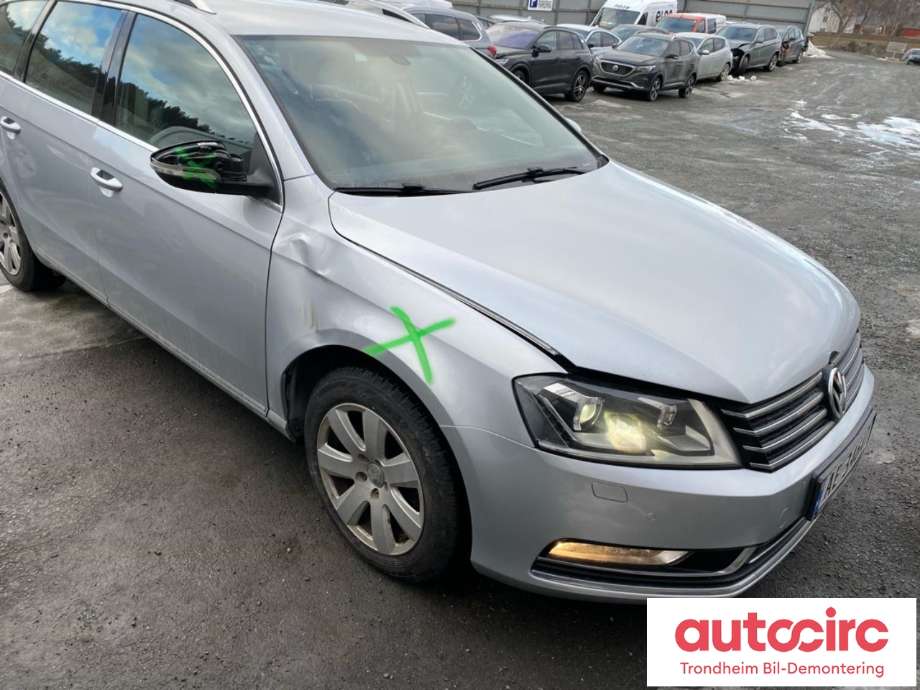 VW Passat 2011-2015 (B7) (B7), Motorkode: CAYC, Girkassekode: MYP