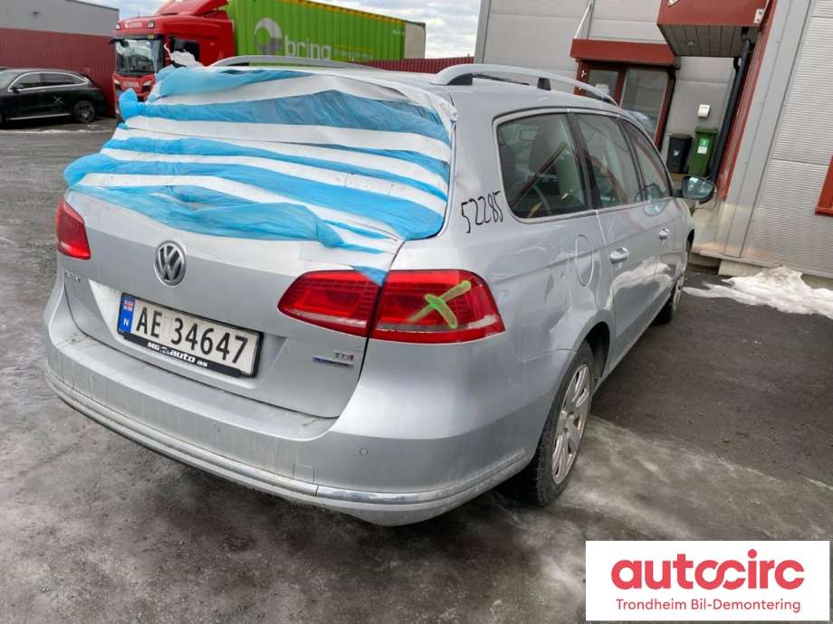 VW Passat 2011-2015 (B7) (B7), Motorkode: CAYC, Girkassekode: MYP