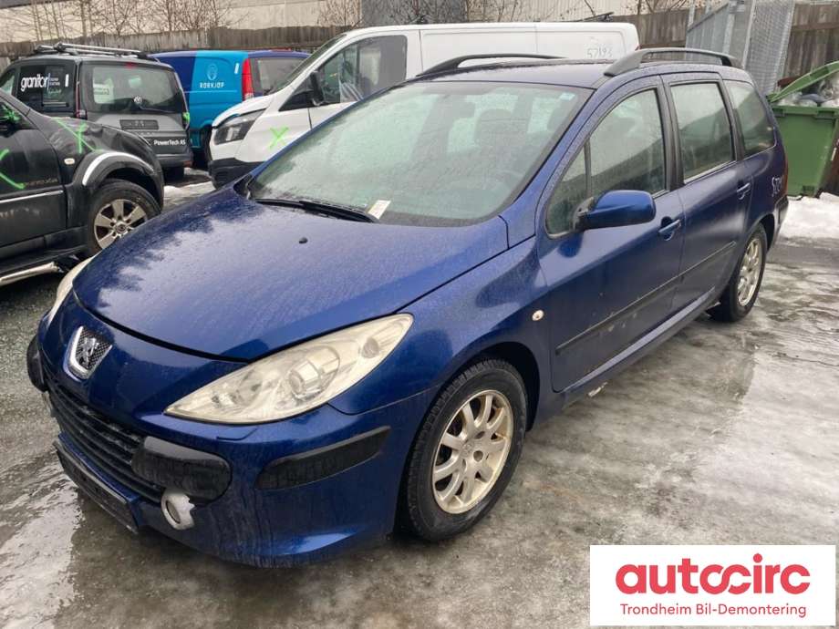 Peugeot 307 2005-2008 (Fase 2) , Motorkode: 9HX, Girkassekode: 2222 LL