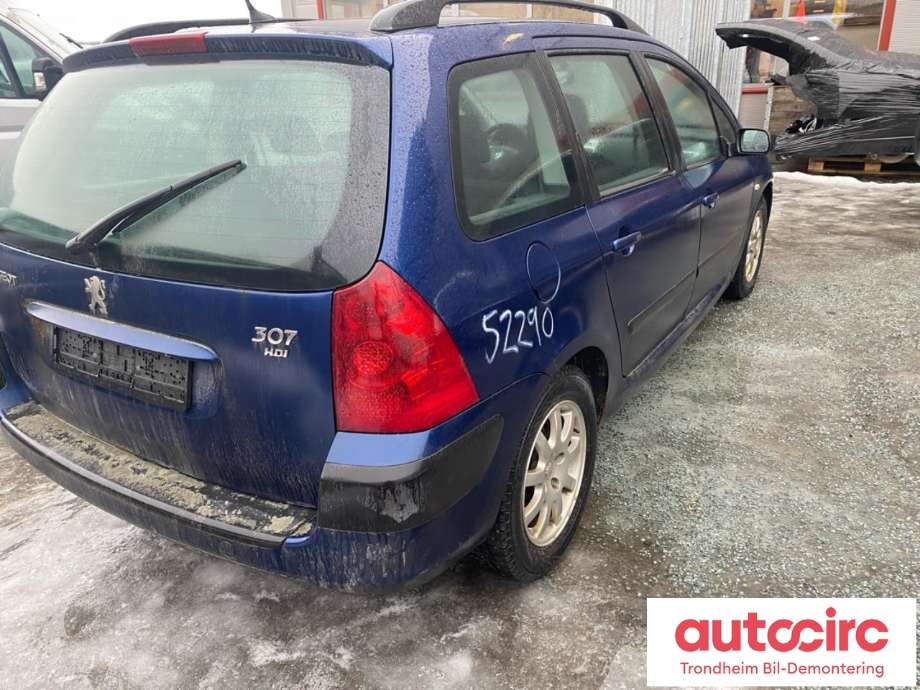 Peugeot 307 2005-2008 (Fase 2) , Motorkode: 9HX, Girkassekode: 2222 LL