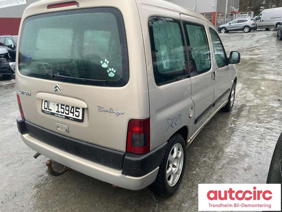 Citroën Berlingo 2002-2008 (Type I, Fase 2) , Motorkode: KFW, Girkassekode: 2222 Q0