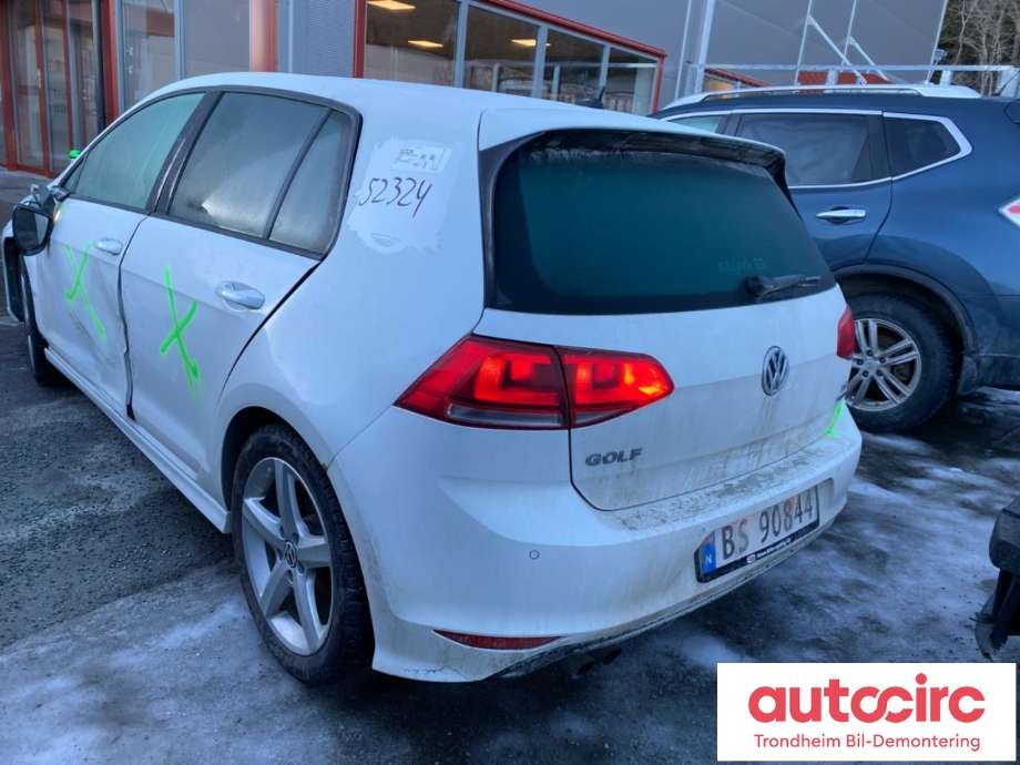 VW Golf VII 2012-2017 (Fase 1) , Motorkode: CPTA, Girkassekode: PYU