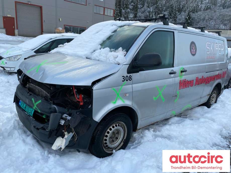 VW Transporter / Caravelle 2009-2015 (Fase 2) (T5) (T5), Motorkode: CAAC, Girkassekode: PAW
