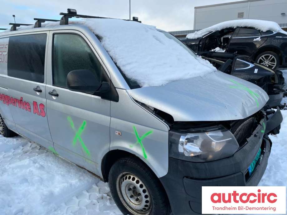 VW Transporter / Caravelle 2009-2015 (Fase 2) (T5) (T5), Motorkode: CAAC, Girkassekode: PAW