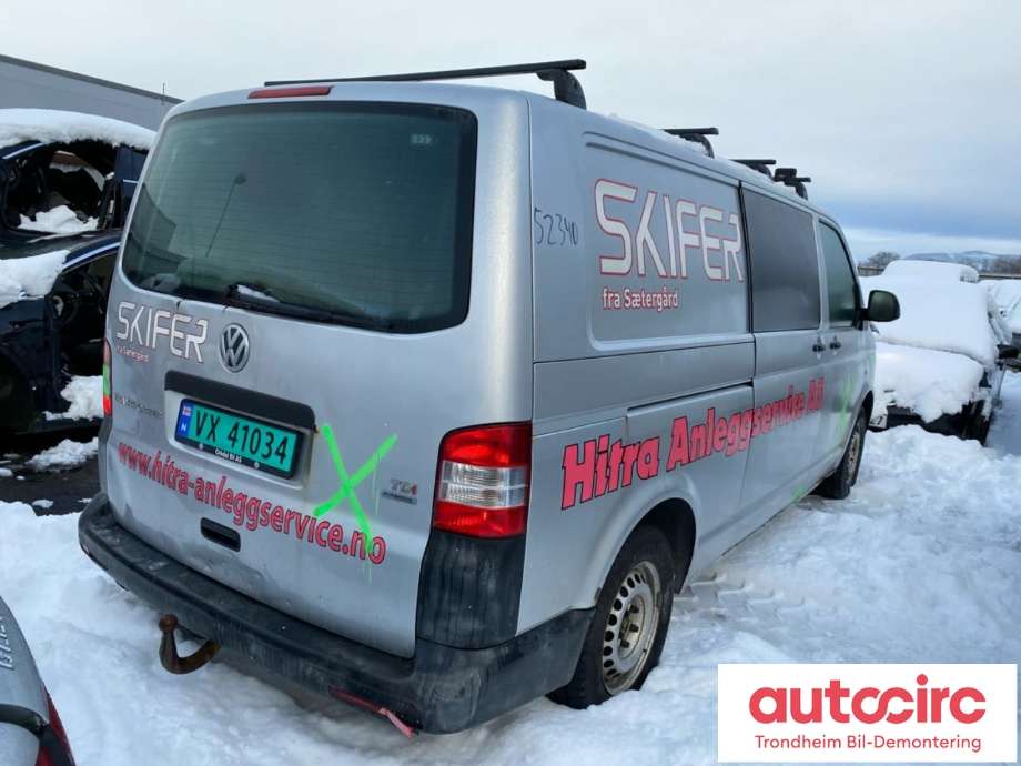 VW Transporter / Caravelle 2009-2015 (Fase 2) (T5) (T5), Motorkode: CAAC, Girkassekode: PAW