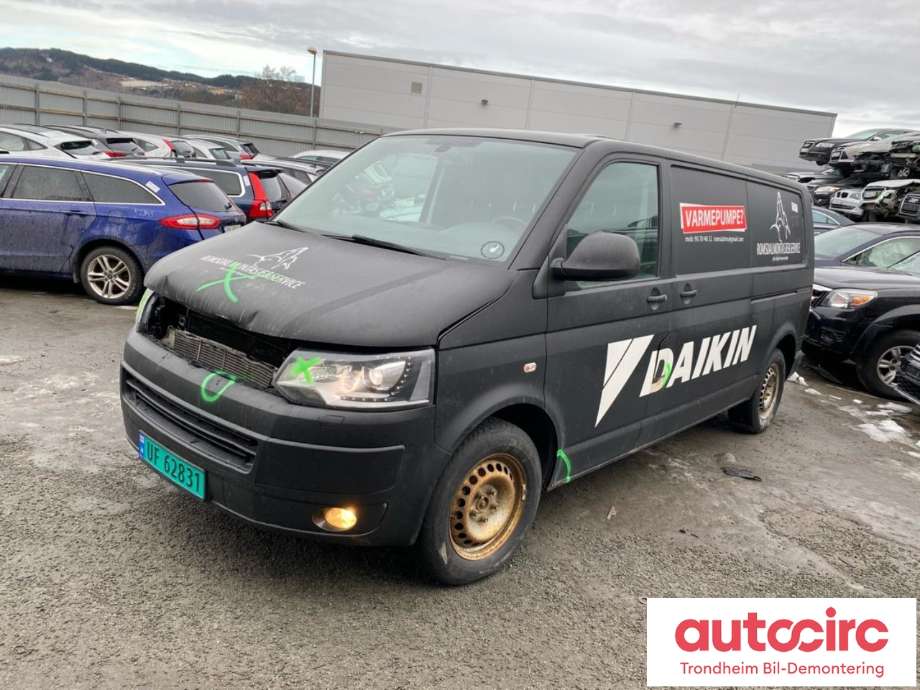 VW Transporter / Caravelle 2009-2015 (Fase 2) (T5) (T5), Motorkode: CAAC, Girkassekode: PAW