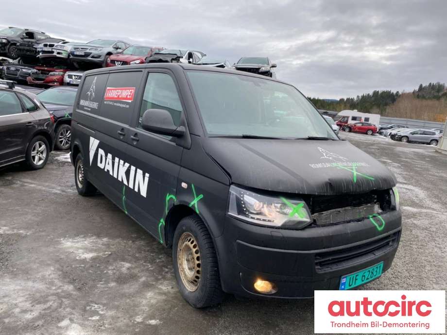 VW Transporter / Caravelle 2009-2015 (Fase 2) (T5) (T5), Motorkode: CAAC, Girkassekode: PAW