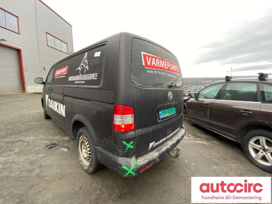 VW Transporter / Caravelle 2009-2015 (Fase 2) (T5) (T5), Motorkode: CAAC, Girkassekode: PAW