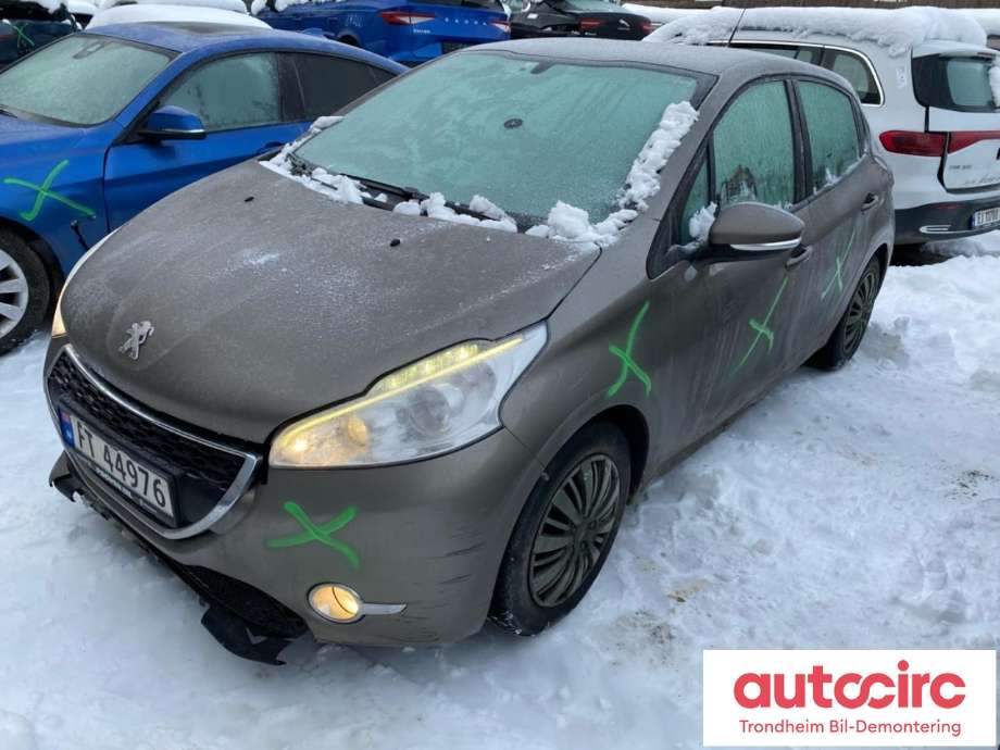 Peugeot 208 2012-2019 (Type I) , Motorkode: HMZ, Girkassekode: 9678376580