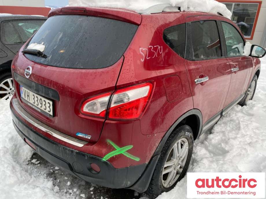 Nissan Qashqai 2010-2014 (Type I, Fase 2) , Motorkode: K9K, Girkassekode: 32010JD50A