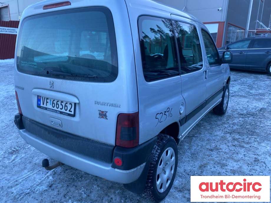Peugeot Partner 2002-2008 (Type I, Fase 2) , Motorkode: RHY, Girkassekode: 