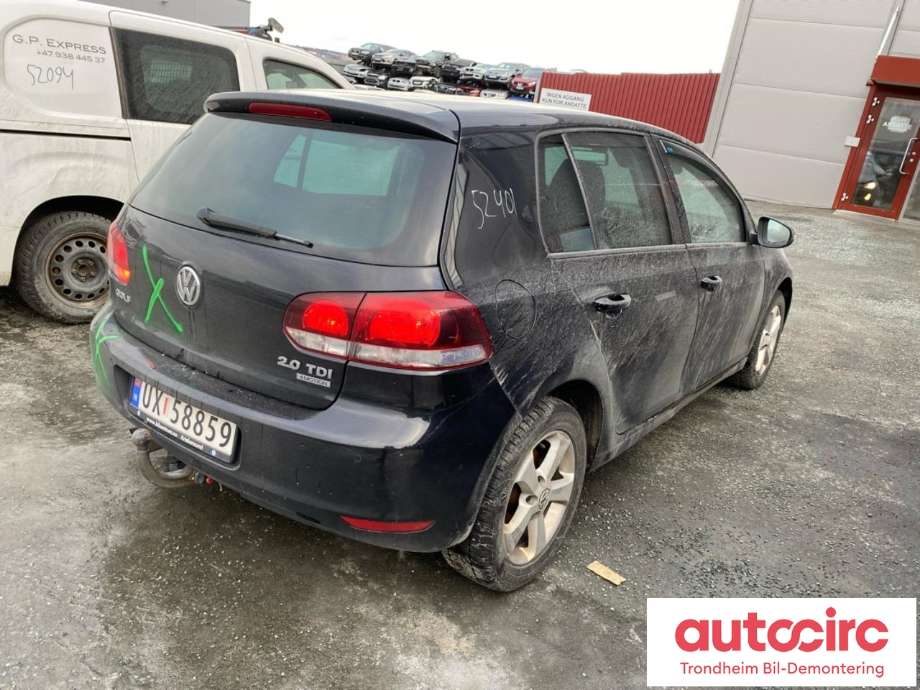 VW Golf VI 2008-2012 , Motorkode: CFFB, Girkassekode: LNM