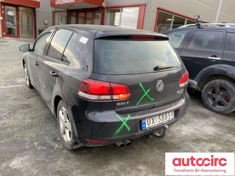 VW Golf VI 2008-2012 , Motorkode: CFFB, Girkassekode: LNM