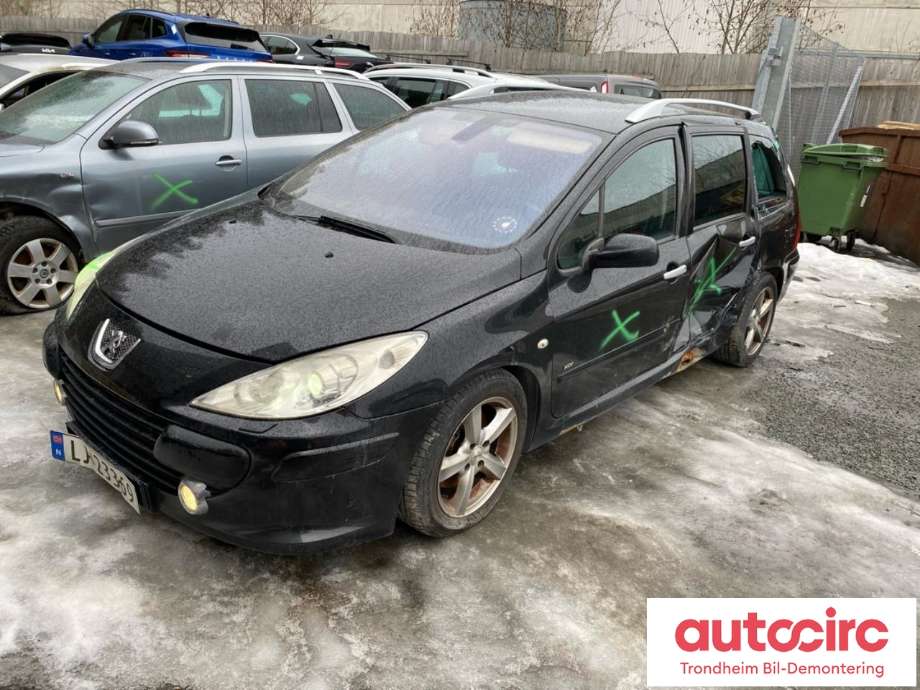 Peugeot 307 2005-2008 (Fase 2) , Motorkode: RHR, Girkassekode: 2222YV