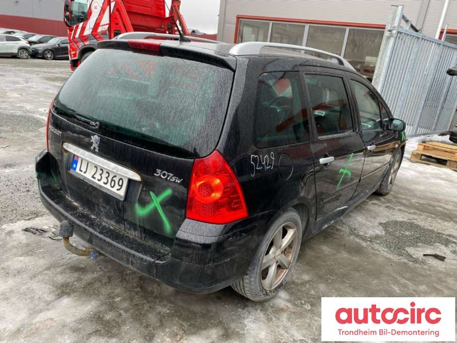 Peugeot 307 2005-2008 (Fase 2) , Motorkode: RHR, Girkassekode: 2222YV