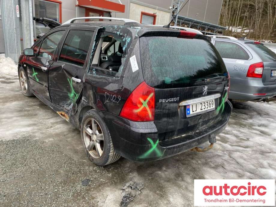 Peugeot 307 2005-2008 (Fase 2) , Motorkode: RHR, Girkassekode: 2222YV