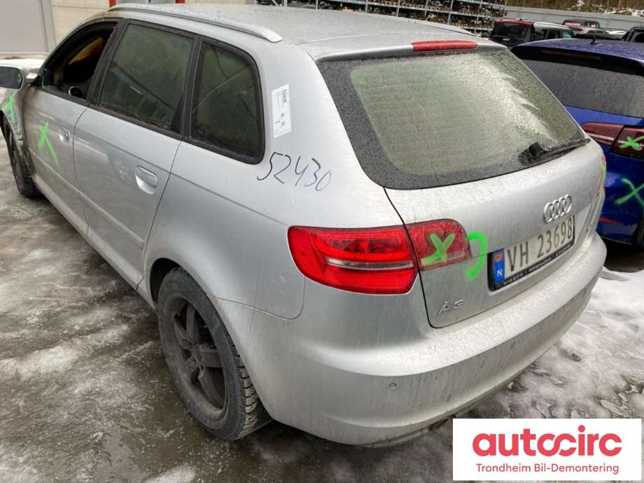 Audi A3 2009-2012 (Type II, Fase 2) , Motorkode: CAYC, Girkassekode: MLE