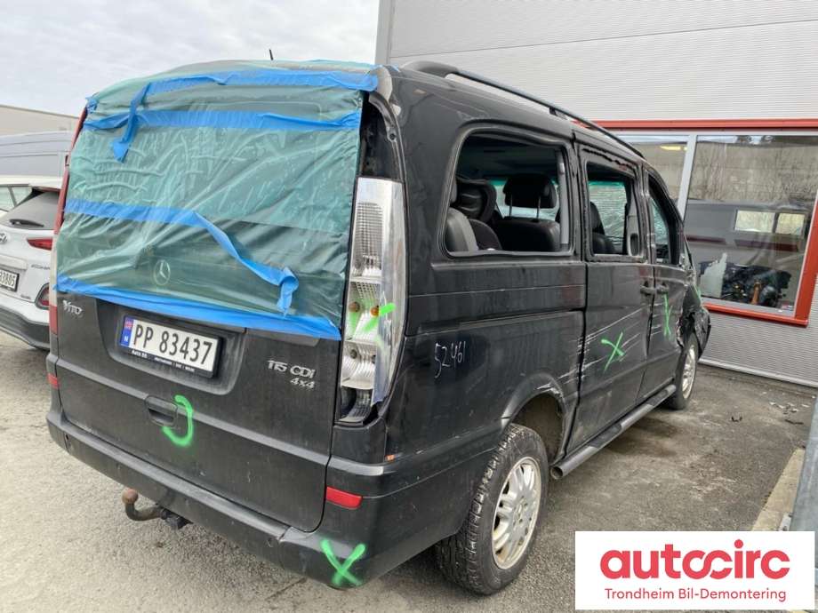 Mercedes Vito/Viano 2004-2010 (Fase 1) (W639) (W639), Motorkode: 646982, Girkassekode: 722682