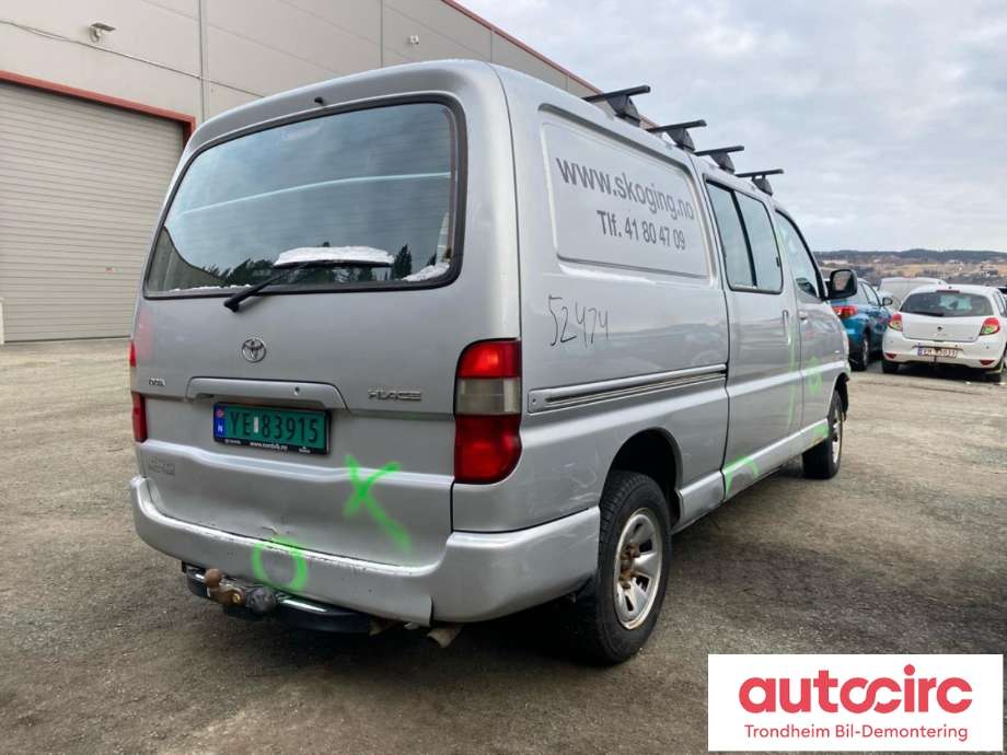 Toyota Hiace 2007-2012 (Fase 3) , Motorkode: 2KD-FTV, Girkassekode: 3303026A60