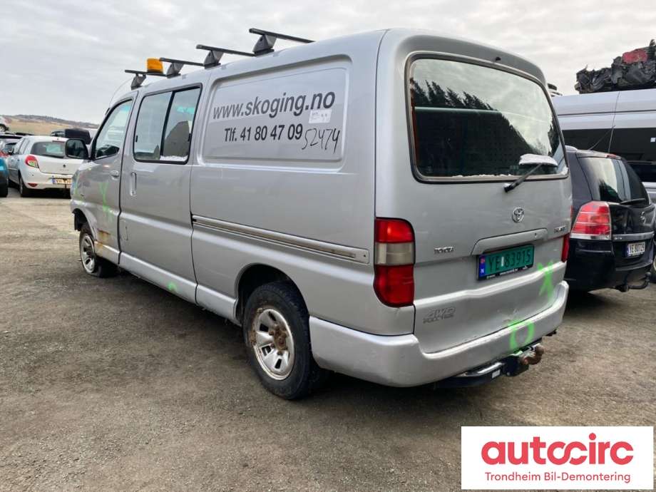 Toyota Hiace 2007-2012 (Fase 3) , Motorkode: 2KD-FTV, Girkassekode: 3303026A60