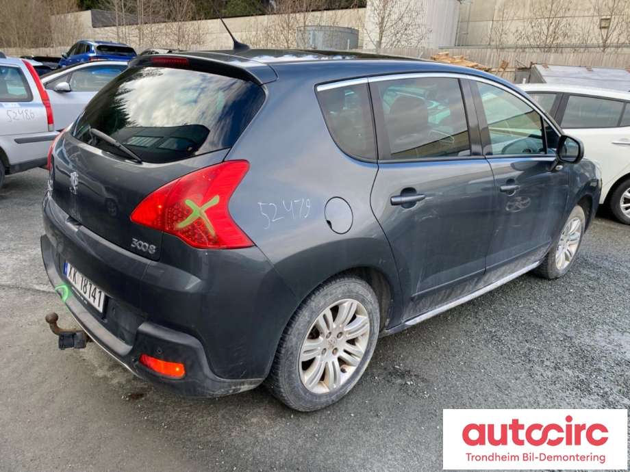 Peugeot 3008 2009-2016 (Type I) , Motorkode: 9HZ, Girkassekode: 2452H7