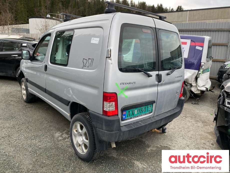 Peugeot Partner 2002-2008 (Type I, Fase 2) , Motorkode: 9HX, Girkassekode: 2222LV